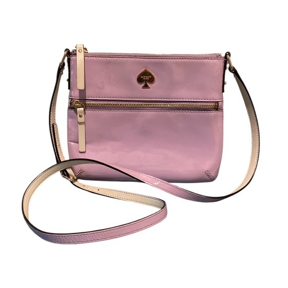 kate spade Handbags - Kate Spade Lavender Patent Leather Crossbody Bag